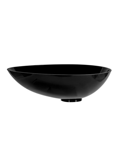 iPLEX Design - Calipso Lavabo Nero in plexiglass - 53x15x40 cm