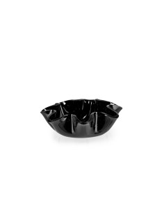 iPLEX Design - Drappeggi Pirottino Nero in plexiglass - 12x4x12 cm