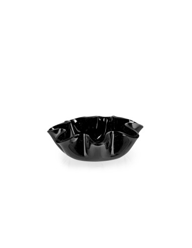 iPLEX Design - Drappeggi Pirottino Nero in plexiglass - 12x4x12 cm