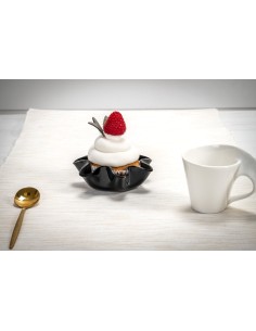 iPLEX Design - Drappeggi Pirottino Nero in plexiglass - 12x4x12 cm 2