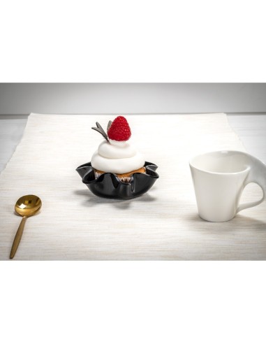 iPLEX Design - Drappeggi Pirottino Nero in plexiglass - 12x4x12 cm