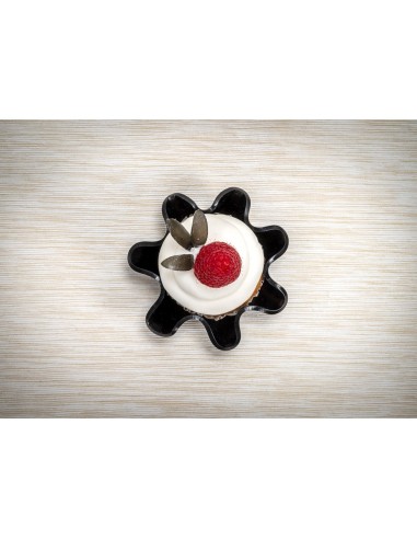 iPLEX Design - Drappeggi Pirottino Nero in plexiglass - 12x4x12 cm