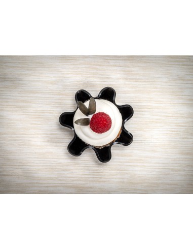 iPLEX Design - Drappeggi Pirottino Nero in plexiglass - 12x4x12 cm