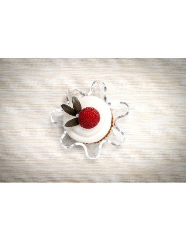 iPLEX Design - Drappeggi Pirottino Trasp. in plexiglass - Trasparente - 12x4x12 cm