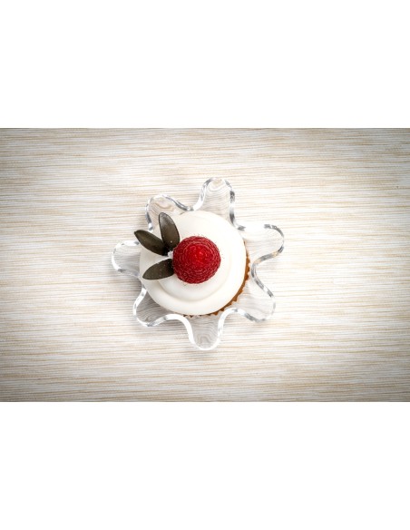 iPLEX Design - Drappeggi Pirottino Trasp. in plexiglass - Trasparente - 12x4x12 cm