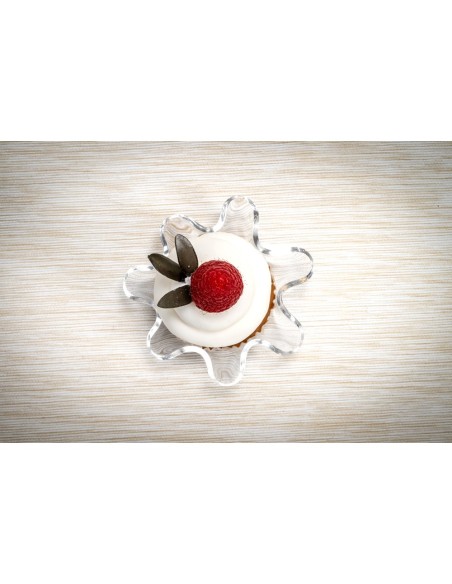 iPLEX Design - Drappeggi Pirottino Trasp. in plexiglass - Trasparente - 12x4x12 cm