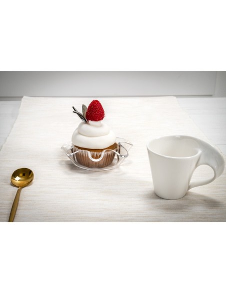 iPLEX Design - Drappeggi Pirottino Trasp. in plexiglass - Trasparente - 12x4x12 cm