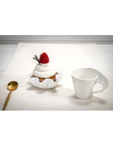 iPLEX Design - Drappeggi Pirottino Bianco in plexiglass - 12x4x12 cm