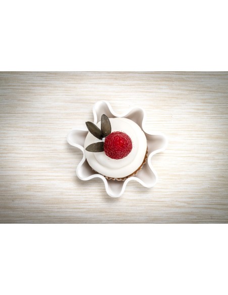 iPLEX Design - Drappeggi Pirottino Bianco in plexiglass - 12x4x12 cm