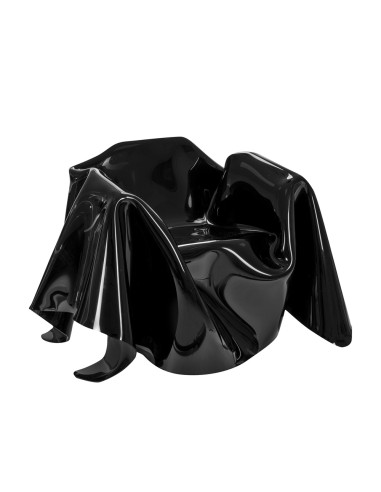 iPLEX Design - Drappeggi Poltrona Nera in pmma - nero - 108,0x45/76x103,0 - 108,0x45/76x103,0 cm - 108x45x103 cm