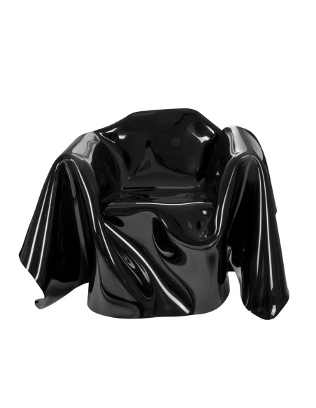 iPLEX Design - Drappeggi Poltrona Nera in pmma - nero - 108,0x45/76x103,0 - 108,0x45/76x103,0 cm - 108x45x103 cm