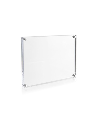 iPLEX Design - Portafoto ""Clear"" in plexiglass - Trasparente - 27x21x2 cm
