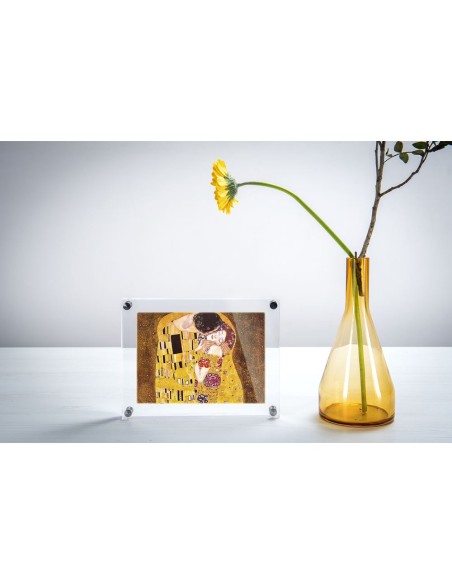 iPLEX Design - Portafoto ""Clear"" in plexiglass - Trasparente - 13x13x2 cm