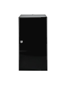 iPLEX Design - Clio Mobiletto Doppio Nero Da Parete in plexiglass - 30x60x30 cm