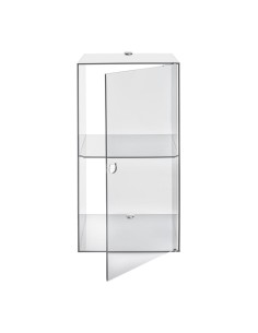 iPLEX Design - Clio Mobiletto Doppio Trasparente Da Parete in plexiglass - 30x60x30 cm 2