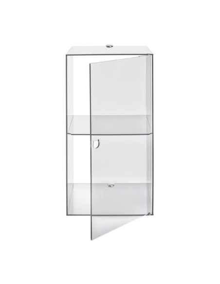iPLEX Design - Clio Mobiletto Doppio Trasparente Da Parete in plexiglass - 30x60x30 cm