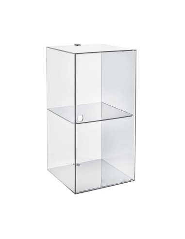 iPLEX Design - Clio Mobiletto Doppio Trasparente Da Parete in plexiglass - 30x60x30 cm