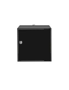 iPLEX Design - Clio Mobiletto Singolo Nero Da Parete in plexiglass - 30x30x30 cm