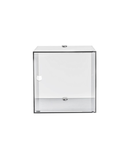 iPLEX Design - Clio Mobiletto Singolo Trasparente Da Parete in plexiglass - 30x30x30 cm