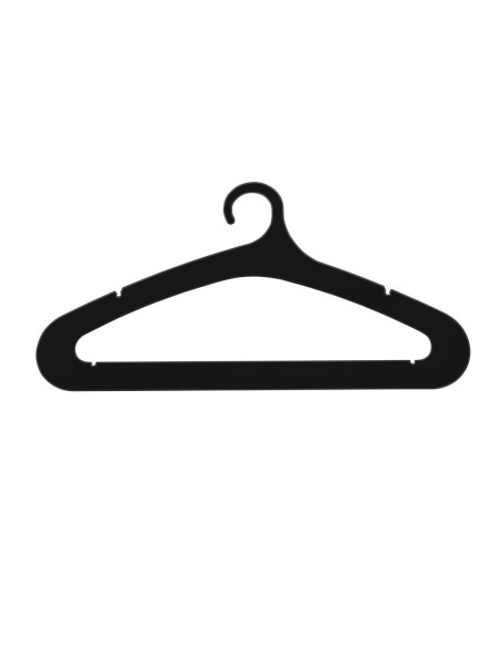 iPLEX Design - Hang Gruccia Portapantalone Nero in plexiglass - 41x22,5x0,3 cm