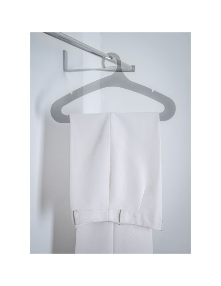 iPLEX Design - Hang Gruccia Portapantalone Fume' in plexiglass - fumè - 41x22,5x0,3 cm
