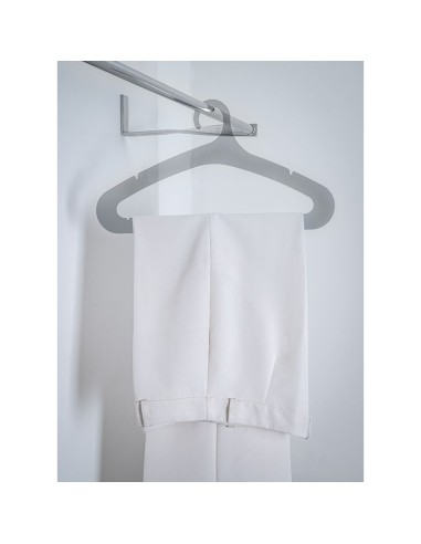 iPLEX Design - Hang Gruccia Portapantalone Fume' in plexiglass - fumè - 41x22,5x0,3 cm