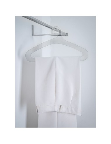 iPLEX Design - Hang Gruccia Portapantalone Trasparente in plexiglass - 41x22,5x0,3 cm