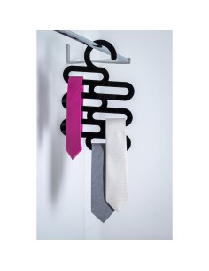 iPLEX Design - Marinella Portacravatte/Foulard Nero in plexiglass - 25x38x0,3 cm 2