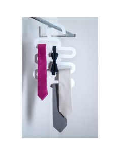 iPLEX Design - Marinella Portacravatte/Foulard Bianco in plexiglass - 25x38x0,3 cm 2