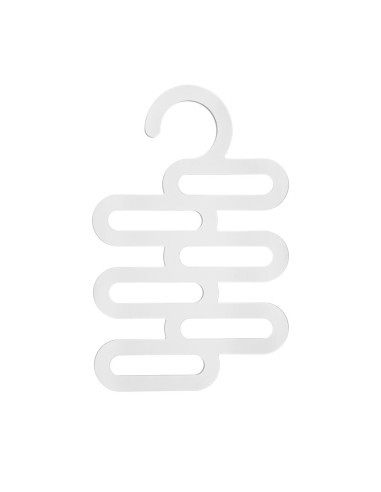 iPLEX Design - Marinella Portacravatte/Foulard Bianco in plexiglass - 25x38x0,3 cm