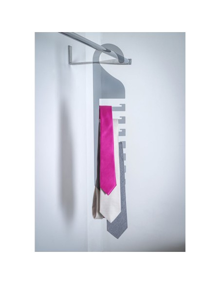 iPLEX Design - Tie Portacravatte Verticale Fume' in plexiglass - fumè - 26x60x0,3 cm