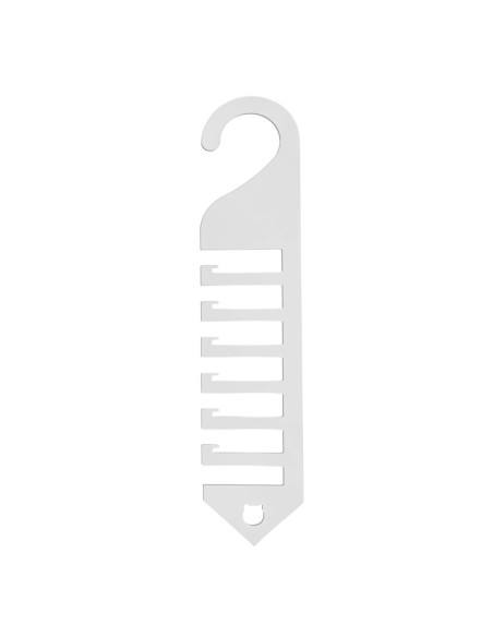 iPLEX Design - Tie Portacravatte Verticale Bianco in plexiglass - 26x60x0,3 cm