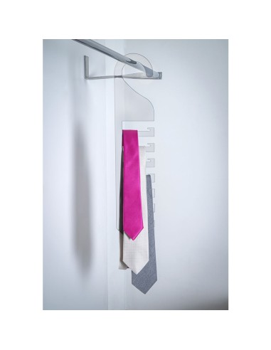 iPLEX Design - Tie Portacravatte Verticale Trasparente in plexiglass - 26x60x0,3 cm