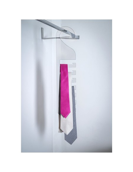 iPLEX Design - Tie Portacravatte Verticale Trasparente in plexiglass - 26x60x0,3 cm