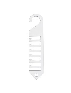 iPLEX Design - Tie Portacravatte Verticale Trasparente in plexiglass - 26x60x0,3 cm
