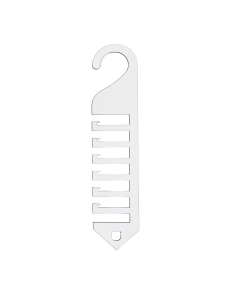 iPLEX Design - Tie Portacravatte Verticale Trasparente in plexiglass - 26x60x0,3 cm