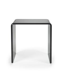 iPLEX Design - Clio Sgabello Fume' in plexiglass - fumè - 41x46x22 cm
