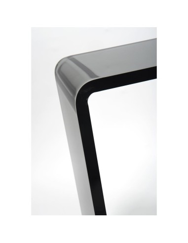 iPLEX Design - Clio Sgabello Fume' in plexiglass - fumè - 41x46x22 cm