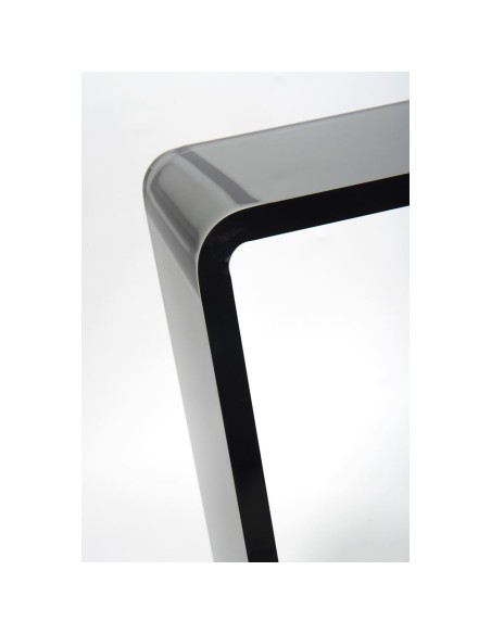 iPLEX Design - Clio Sgabello Fume' in plexiglass - fumè - 41x46x22 cm