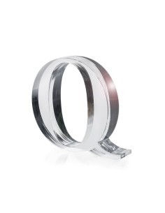 iPLEX Design - Font Lettera ""Q"" Trasparente in plexiglass - 17x15x3 cm