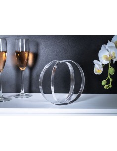 iPLEX Design - Font Lettera ""O"" Trasparente in plexiglass - 16x15x3 cm 2