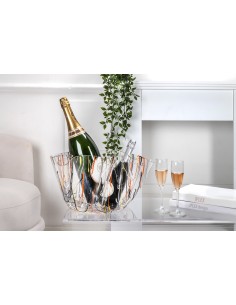 iPLEX Design - Drappeggi Vaso Grande Multicolour in plexiglass - multicolor - 45x27x47 cm 2