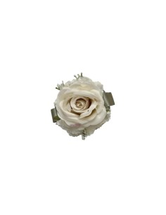 Fiori di Lena - Puffo lino con bocciolo, ortensia, astrania, nebbiolina e pizzo cm 11XH12 2