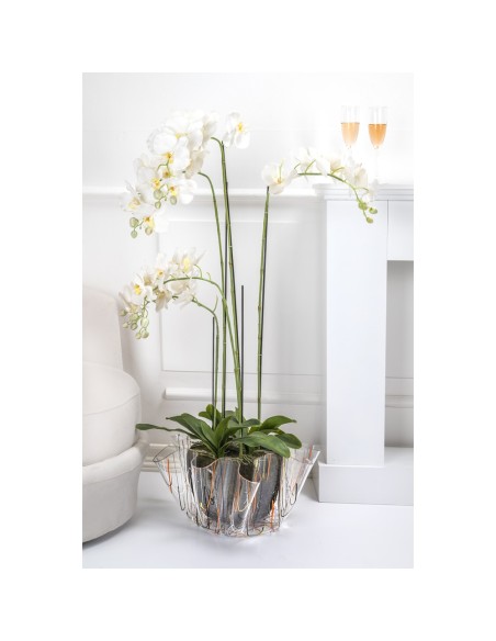 iPLEX Design - Drappeggi Vaso Grande Multicolour in plexiglass - multicolor - 45x27x47 cm