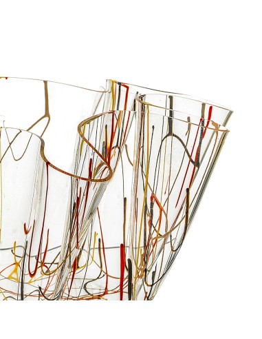 iPLEX Design - Drappeggi Vaso Grande Multicolour in plexiglass - multicolor - 45x27x47 cm
