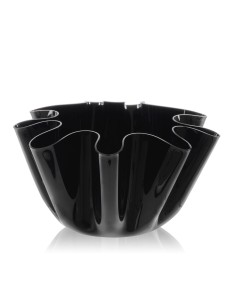 iPLEX Design - Drappeggi Vaso Grande Nero in plexiglass - 45x27x47 cm
