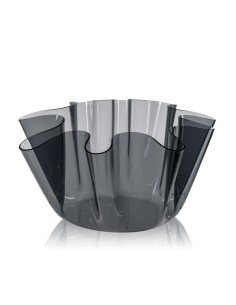 iPLEX Design - Drappeggi Vaso Grande Fume' in plexiglass - fumè - 45x27x47 cm