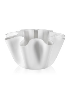 iPLEX Design - Drappeggi Vaso Grande Bianco in plexiglass - 45x27x47 cm