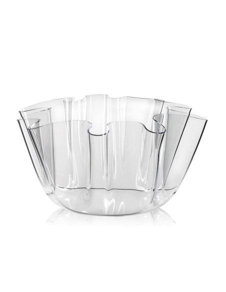 iPLEX Design - Drappeggi Vaso Grande Trasparente in plexiglass - 45x27x47 cm