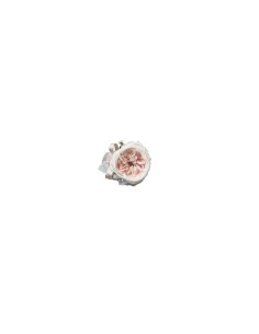 Fiori di Lena - Puffo lino con rosa Austin, ortensie e nebbiolina Ø 7 cm 2